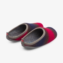 Camper Twins Slippers Black / Red - Mens Singapore VFPHPC-159